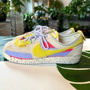 NIKE X UNION CORTEZ SP - WHITE/LEMON FROST/GREY FOG